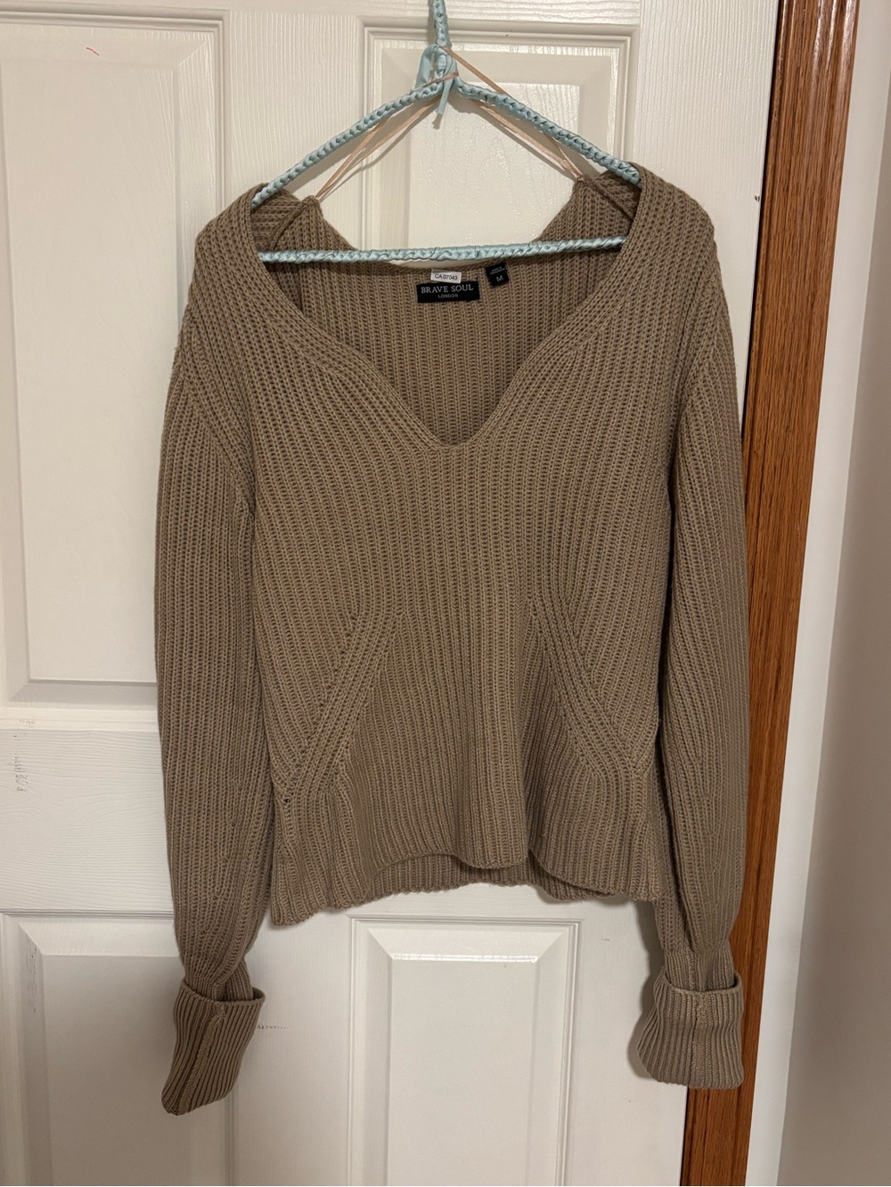 Brave Soul Off The Shoulder Sweater, Size Medium
